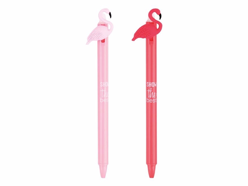Kuličkové pero gumovací Flamingo, 0,5, modré (20ks/bal)