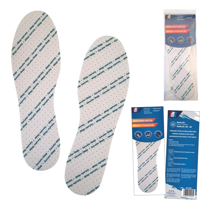 Vložky do bot - Latexové perforované
(12/bal,240/krt)