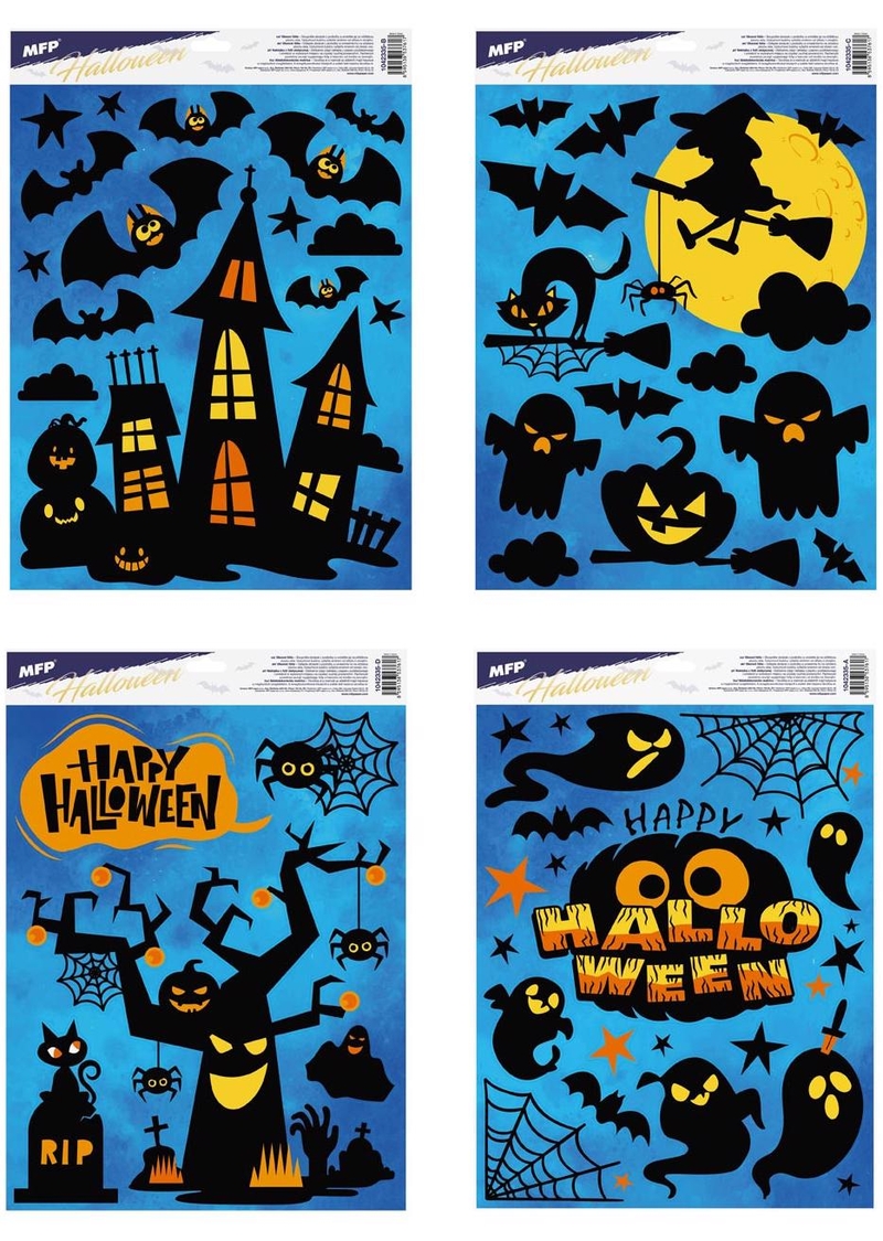 Okenní fólie Halloween 30x42cm