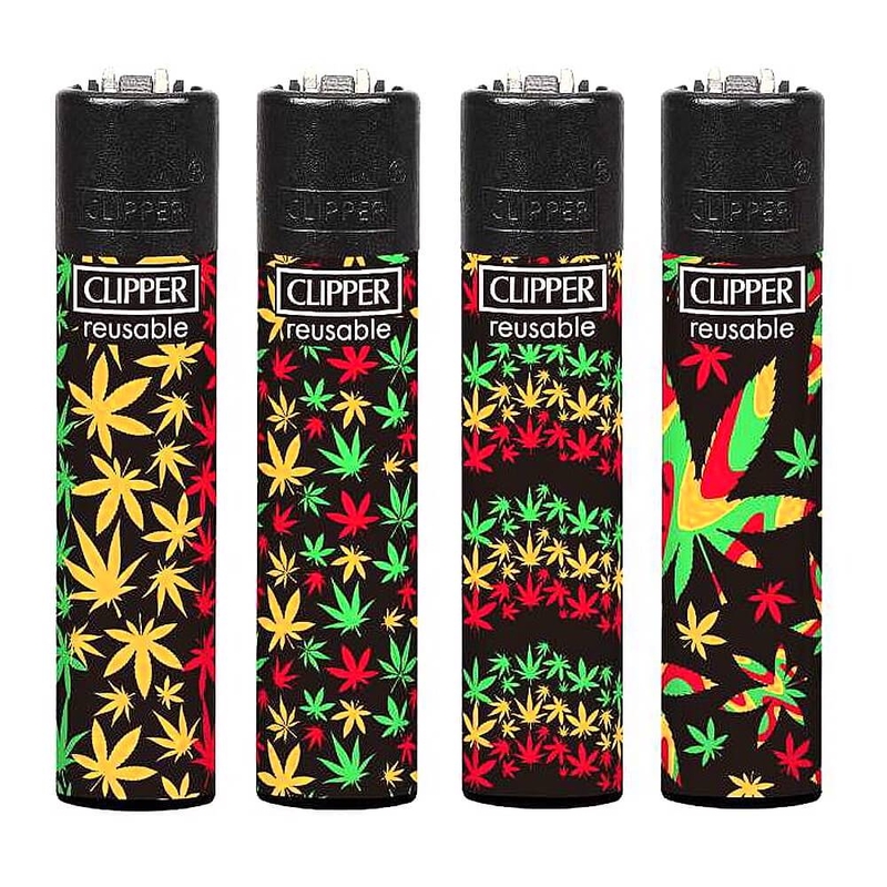 Zapalovač CLIPPER - Jamaica Pattern (48ks/bal, 480ks/krt)