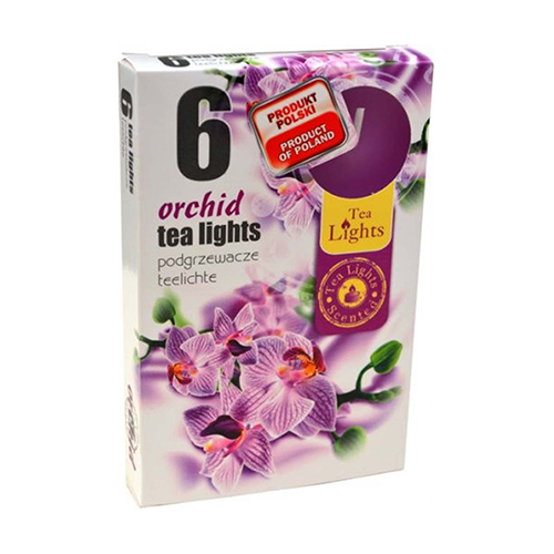 Admit Čajové svíčky 6ks Orchid (15set/bal, 45set/krt)