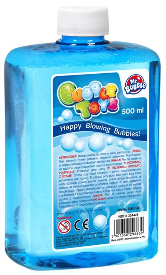 Náplň do bublifuku 500ml (12ks/krt)