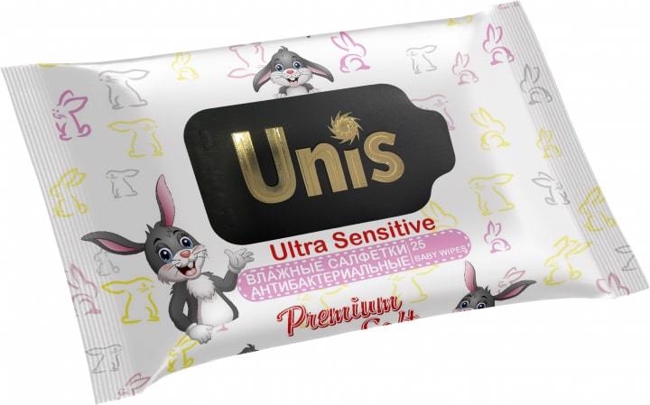 UNIS vlhčené ubrousky pro děti 25ks (18bal/krt)