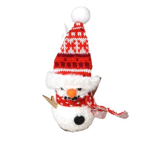 Sněhulák figurka v čepici 10cm (6ks/bal)