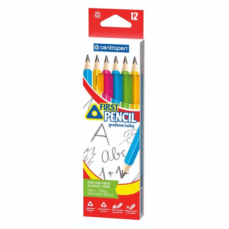 CENTROPEN Grafitová tužka JUMBO 9512/2 (12ks/sad,12sad/bal)