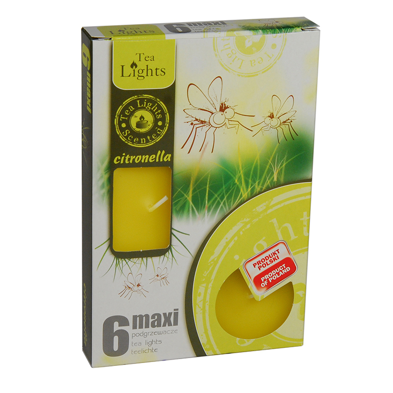 Admit Svíčky Maxi 6ks Citronella (8set/bal)