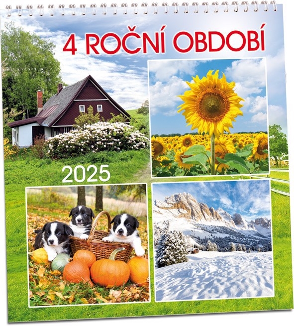 Nástěnný kalendář 2024 ARIA G 320×340mm - 4 roční období (10/bal)