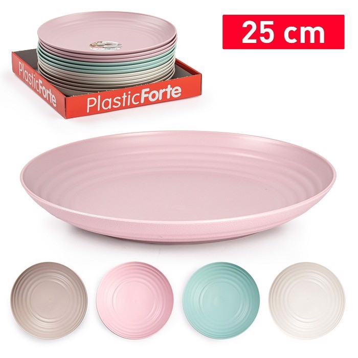 Plastic Forte Plastový talíř Classic 25cm (12ks/bal)