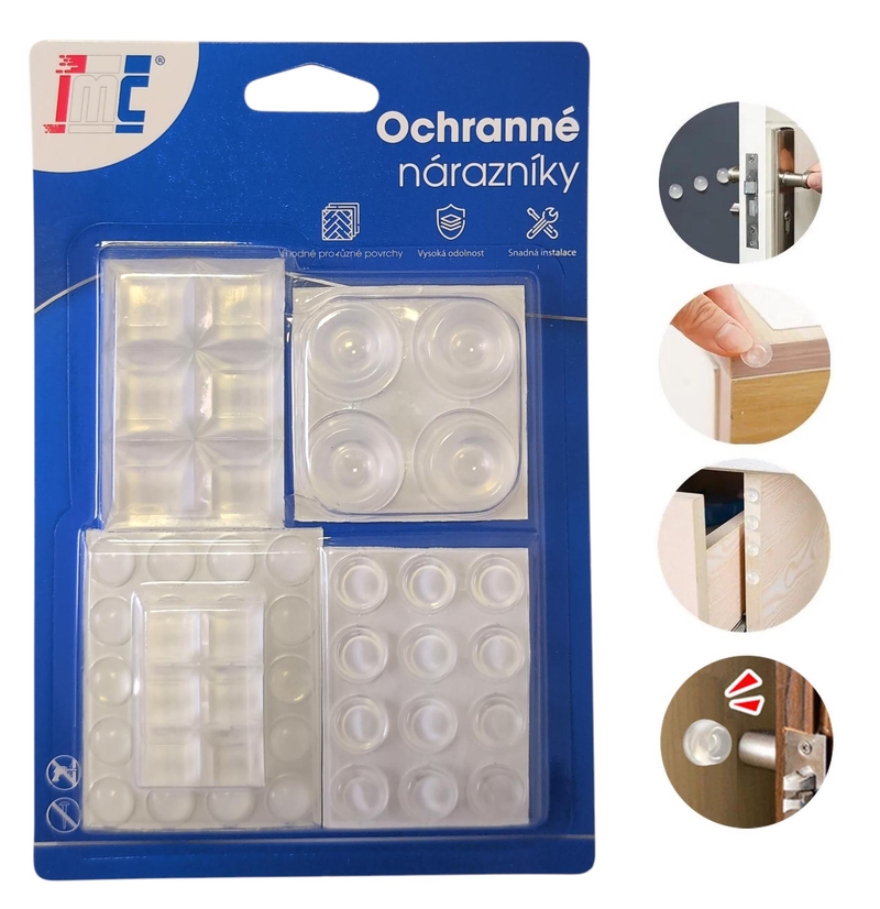 Ochranné nárazníky 5 vel. 48ks (12sad/bal,288/krt)
