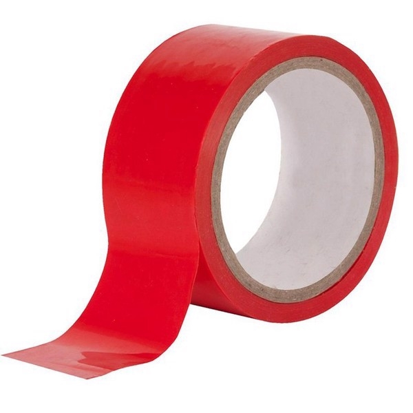 Lepící páska 48mm x 40m červená (6ks/bal, 36ks/krt)