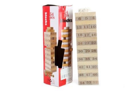 Dřevěná jenga věž 