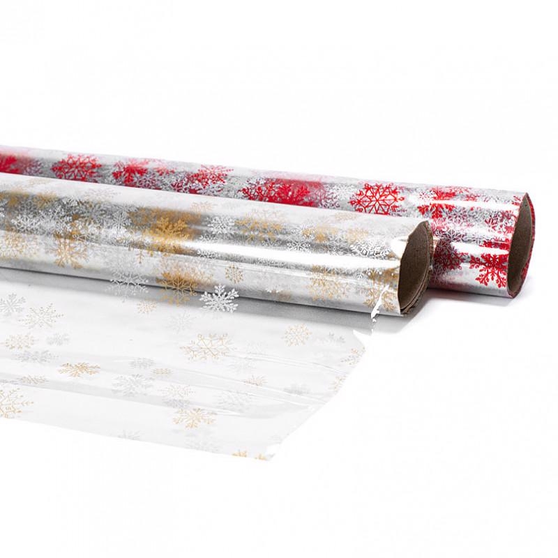 Celofánová fólie 300x100cm Vánoce mix motiv (30ks/bal)