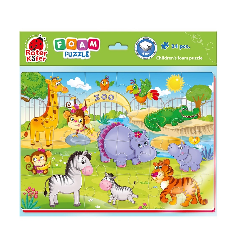 Pěnové puzzle - ZOO