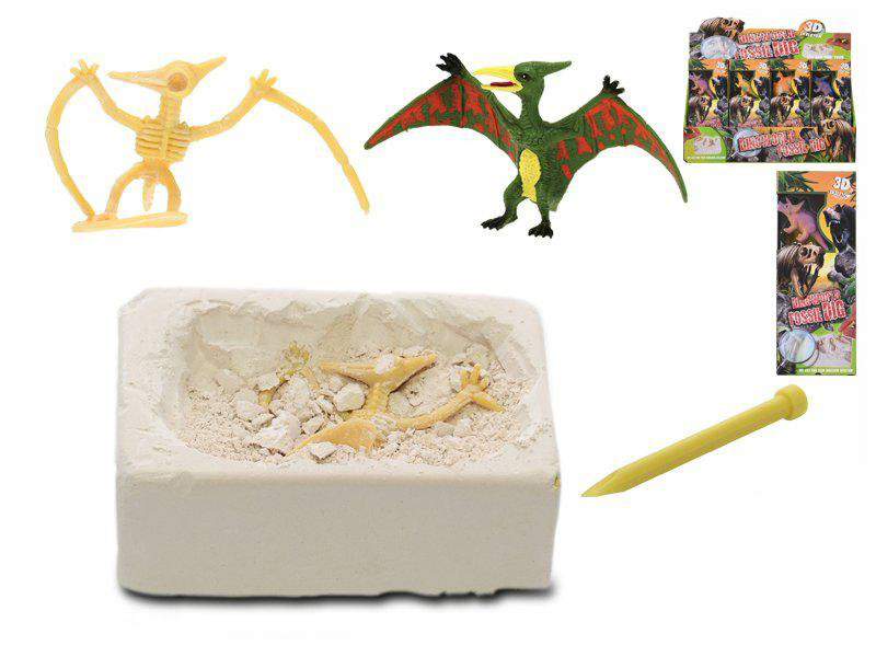 Dinosaurus 6cm a zkamenělina v sádře (144/krt , 12ks /bal) MT