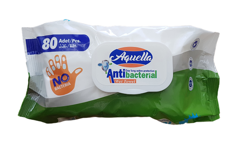 Aquella Antibactrial ubrousky 80ks (24bal/krt)