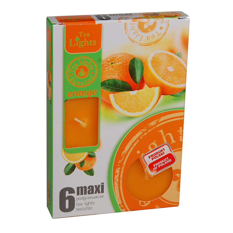 Admit Svíčky Maxi 6ks Orange (8set/bal)