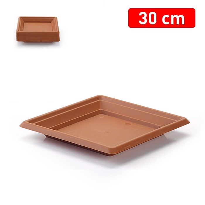 Plastic Forte Miska pod květináče - čtverec 30x30cm (12/bal)