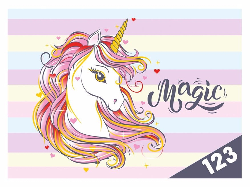 Desky na číslice MFP Unicorn A5