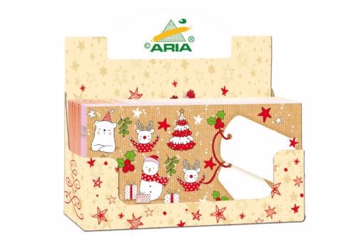ARIA Vánoční obálky 220x110mm (100ks/bal)