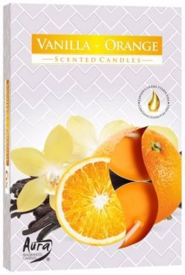 Bispol Vonné svíčka 6ks Vanila Orange (12set/bal)