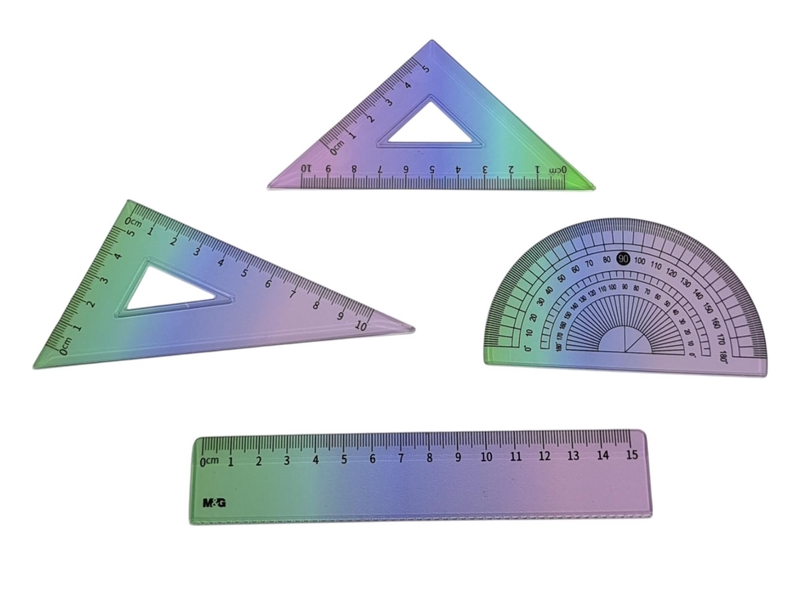 Bộ thước Aurora 15cm
