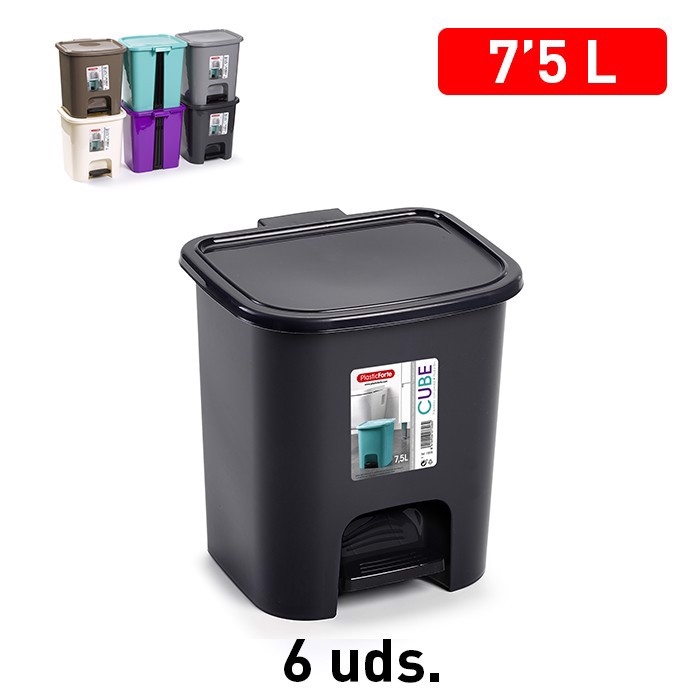 Plastic Forte Koš 7,5L ELEGANCE - barevný