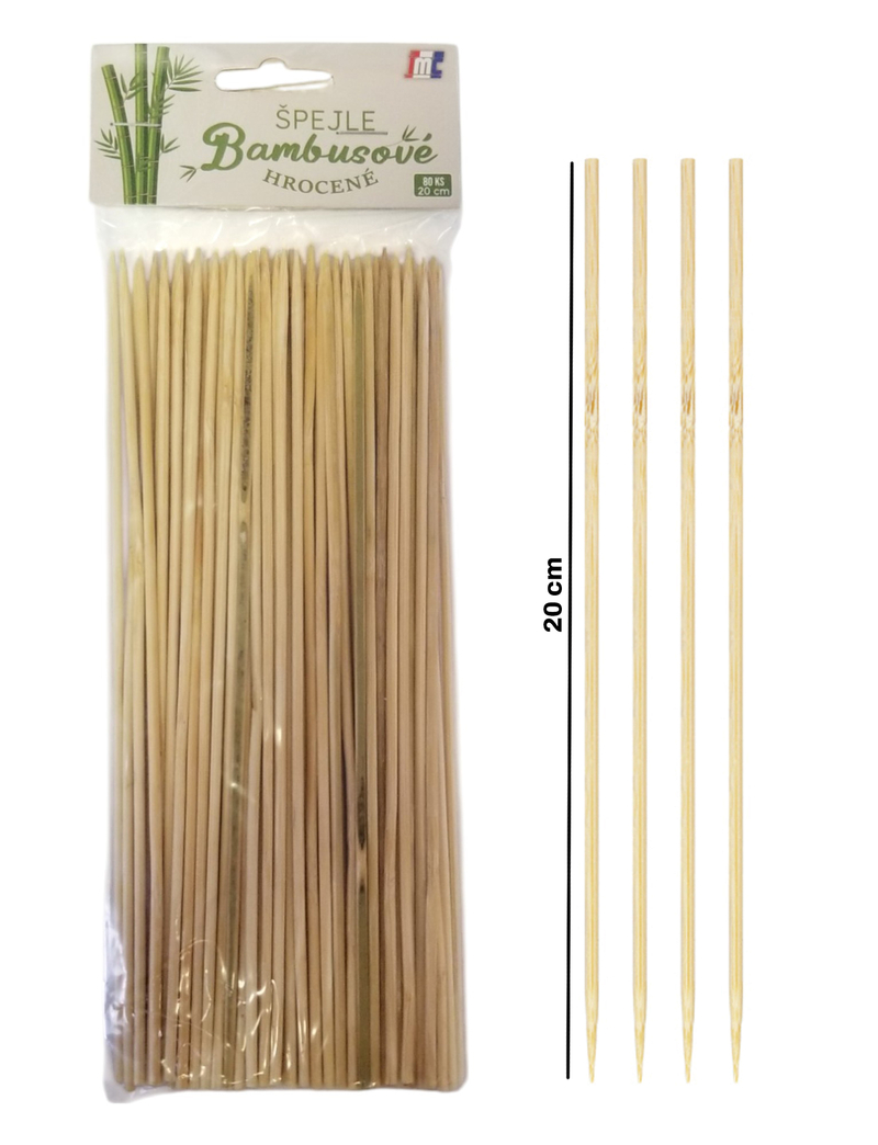 Que xiên tre 20cm