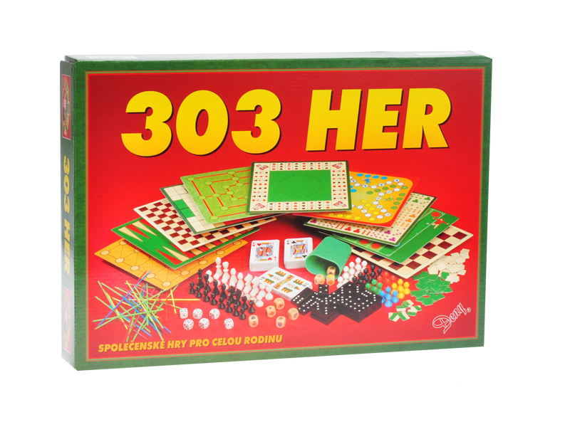 Společenská hra 303 her v krabičce