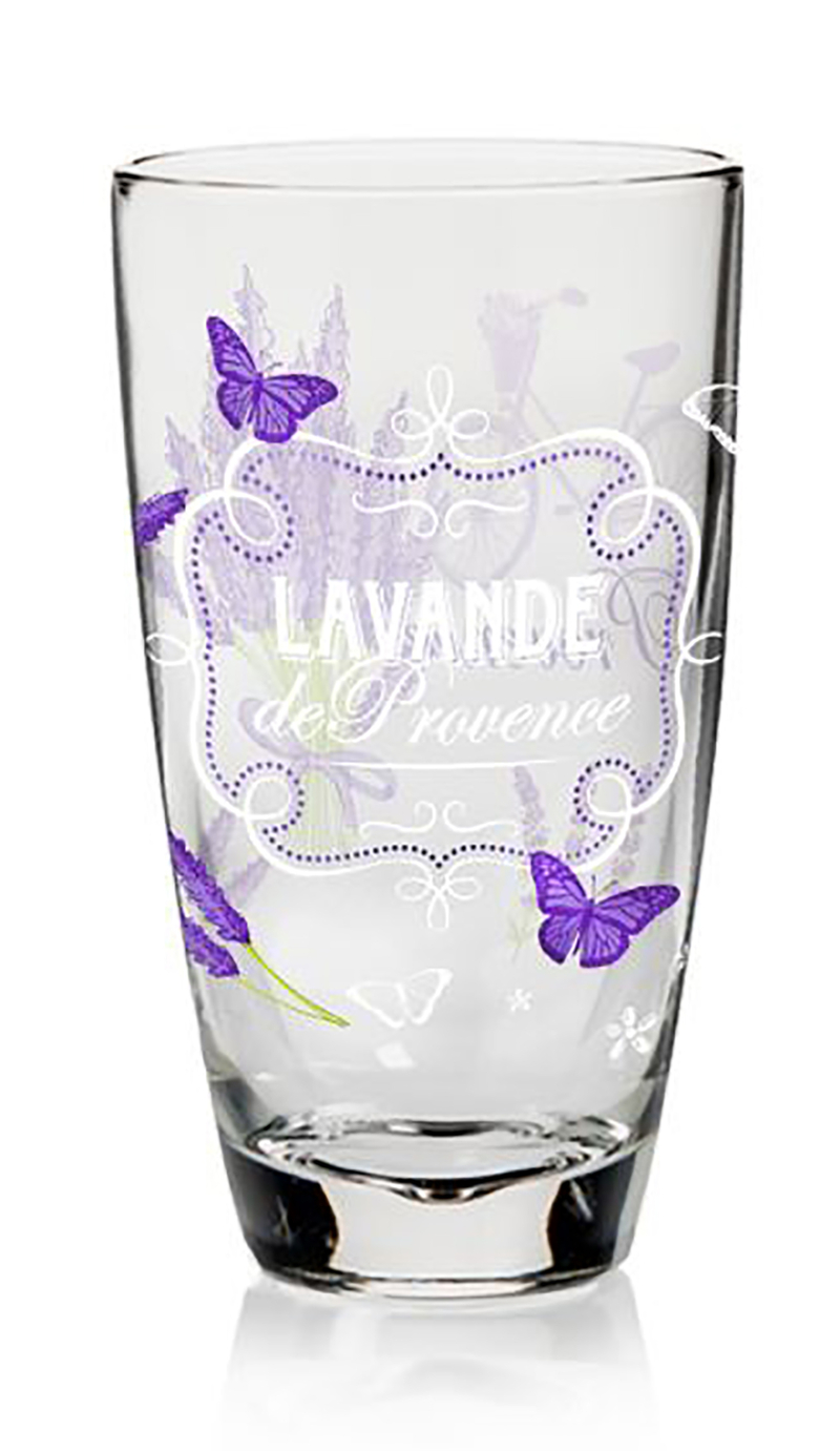 SKLENICE FONTE, 370ML LEVANDULE PROVENCE (6ks/bal)