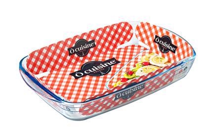 Pekáč OCuisine hranatý 35x22x5cm/2,6L, sklo (6ks/bal)