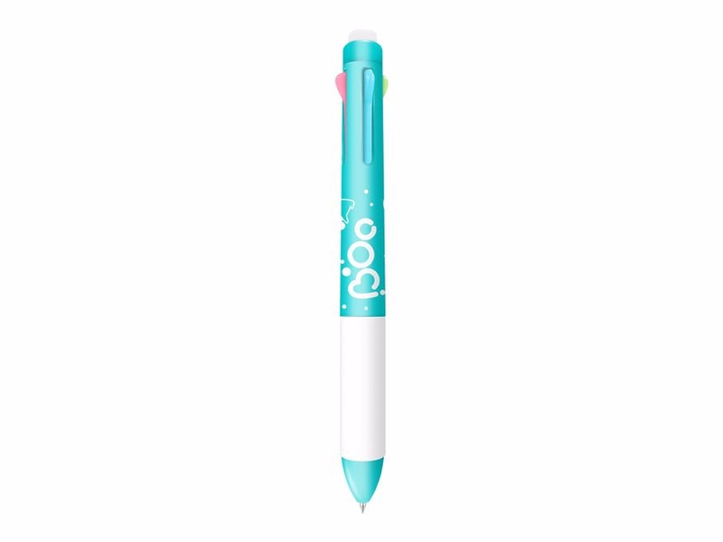 Kuličkové pero gumovací Boo, čtyřbarevné 0,7mm (20ks/bal) 120/krt