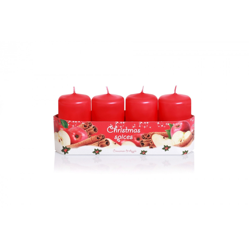 Bartek Svíčka Adventní voňavé 4ks X-Mas Spices Apple (26set/krt)