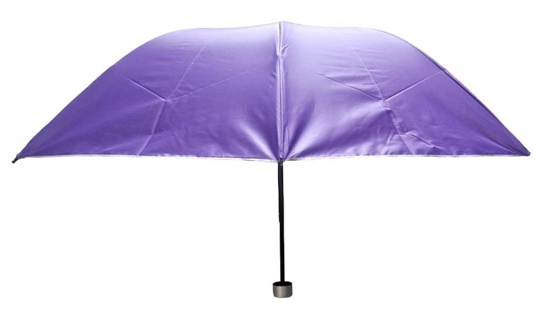 Deštník skládací jednobarevný 53cm (100ks/krt)
