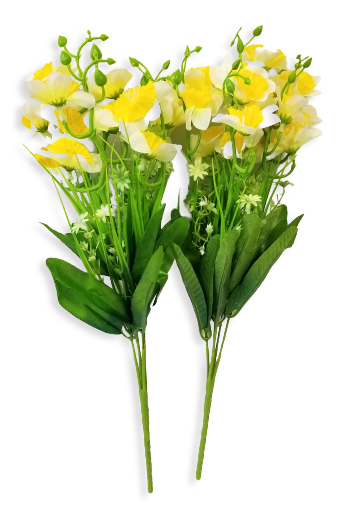 Narcis 5 výhonků 10 květů 36cm bílý (2ks/bal)