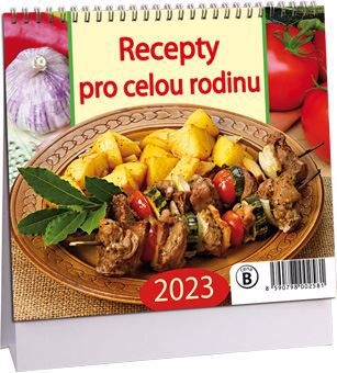Stolní kalendář 2023 ARIA B mini - Recepty pro celou rodinu (10ks/bal)