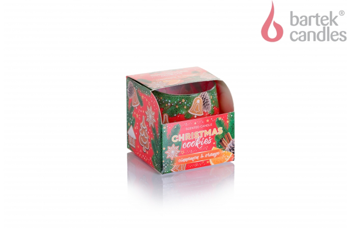 Bartek Svíčka sklo 100g Christmas Cookies (12ks/bal)