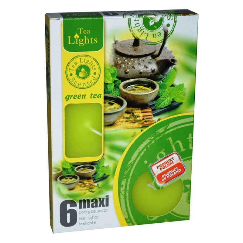 Admit Svíčky Maxi 6ks Green Tea (8set/bal)