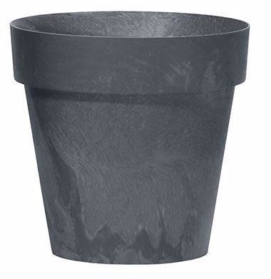 Květináč CUBE BETON EFFECT antracit 14cm