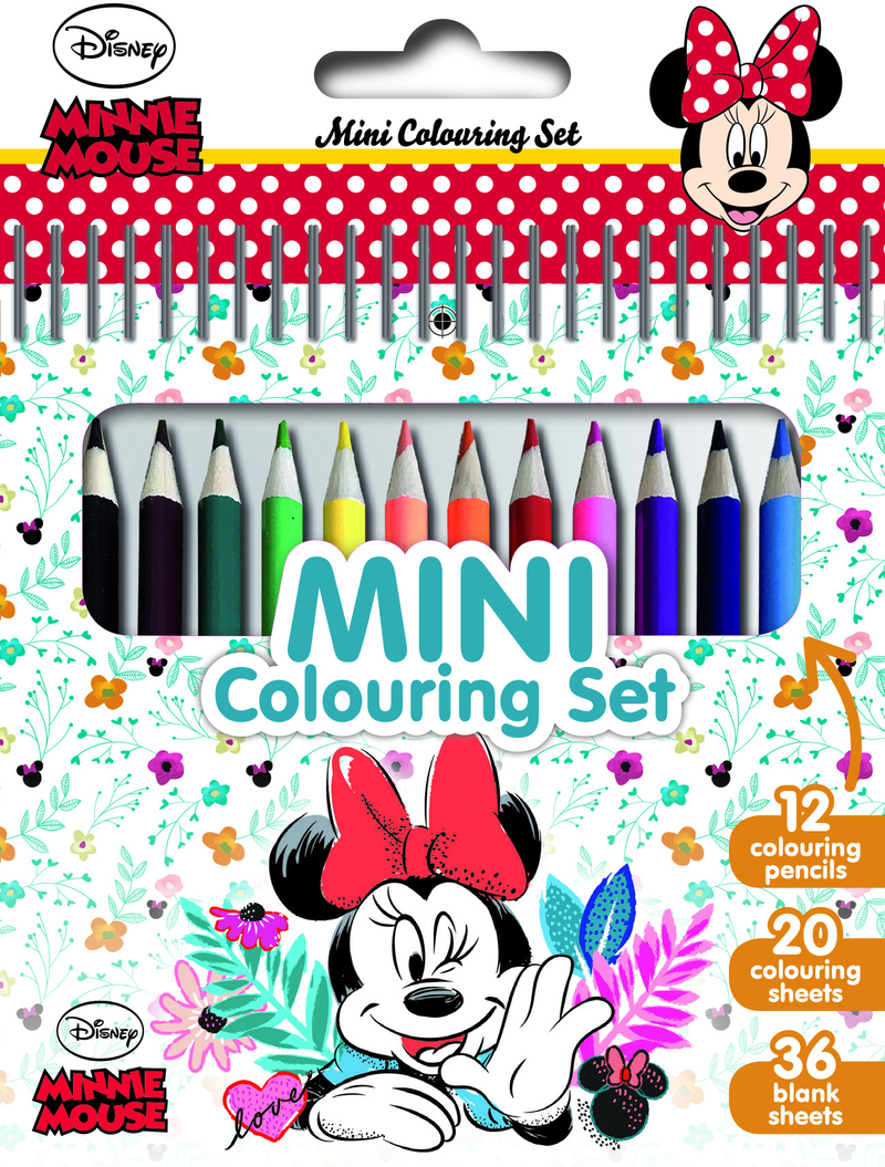 Mini s pastelkami - Minnie Mouse 