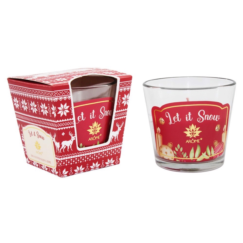 Arome Svíčka ve skle 120g Spiced Apple (12ks/bal, 48ks/krt)