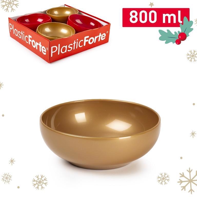 Plastic Forte Mísa CLASSIC 16CM 800ML SURTIDO GO (12ks/bal)