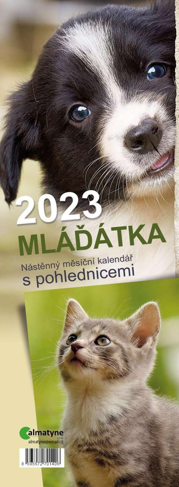 Pohlednicový kalendář 2023 - Mláďátka (10ks/bal)