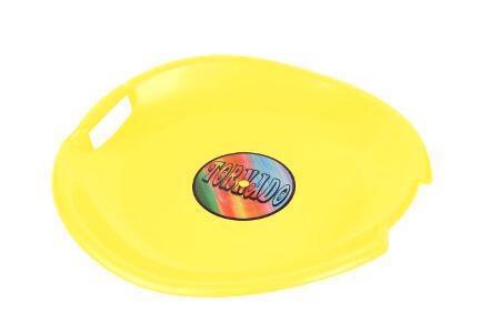 Sáňkovací talíř Tornádo žlutá 54cm