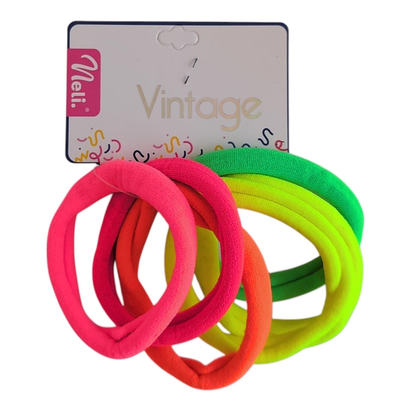 Neli Gumičky do vlasů Vintage 6cm 6ks (12sad/bal,600/krt) 
