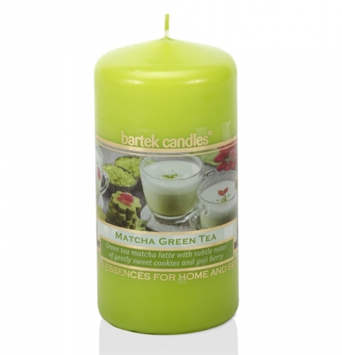 Bartek Svíčka slupek 50x100 Basic Matcha Green Tea (12ks/krt)