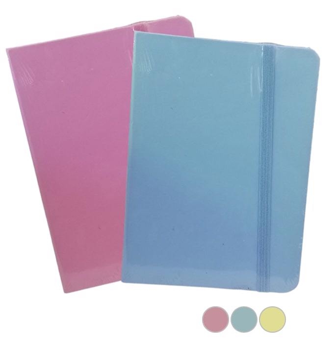 Zápisník s gumičkou A6 One Pastel linkovaný 96 listů (24ks/bal, 192/krt)