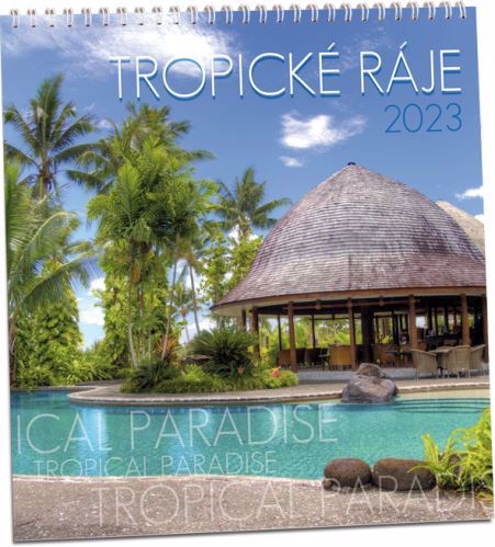 Nástěnný kalendář 2024 ARIA G 320×340mm - Tropické ráje (10/bal)