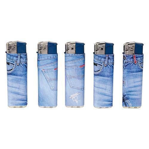 Zapalovač PROF Electronic Lighter Jeans (50ks/bal) 1000/krt
