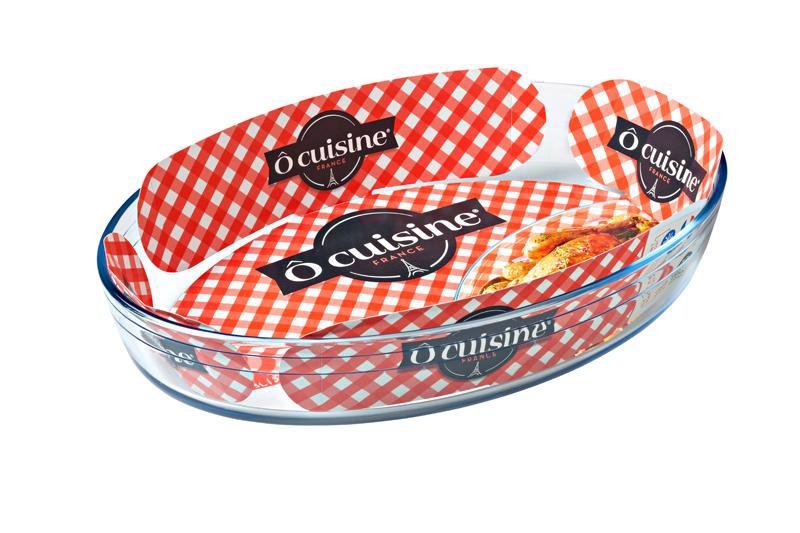 Pekáč OCuisine oválný 39x27x6cm/4L, sklo (4ks/krt)