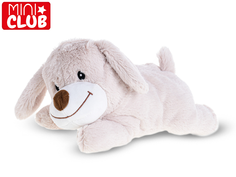 Mini Club pes plyšový 30cm ležící (4ks/bal)
